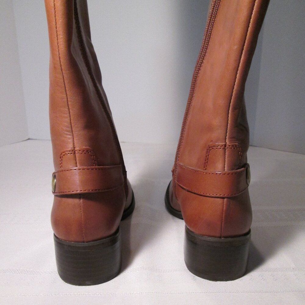 Franco Sarto Chipper Wide Calf Leather Riding Boots Sz 6M - Picture 8 of 10